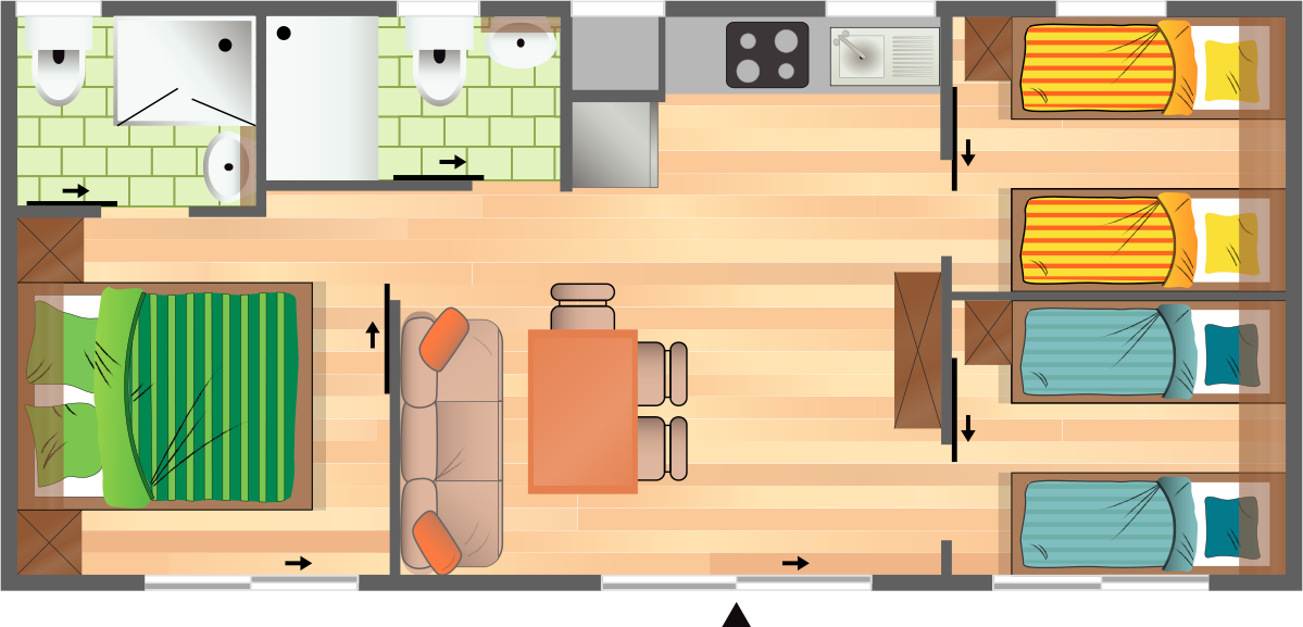 Superior premium mobilna kućica, Kamp Kovačine, Cres Superior premium mobilna kućica, Kamp Kovačine, Cres